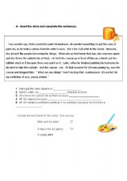 English Worksheet: Reading