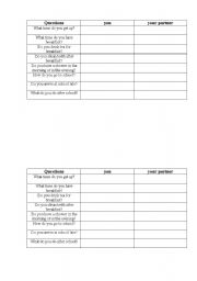 English Worksheet: Daily Routine