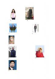 English Worksheet: describing people 