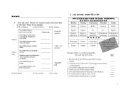 English Worksheet: Cambridge-structure based exam for Flyers_2