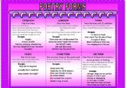 English Worksheet: Easy poetry for kids guide