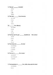 English Worksheet: level test