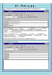 English Worksheet: E-MAIL
