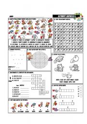 English Worksheet: Alphabet Madness