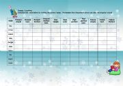 English Worksheet: 2-tables, 2-pages tense review and pasive voice introduction