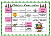 English Worksheet: Christmas Conversations