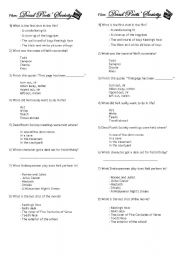 English Worksheet: dead poets society