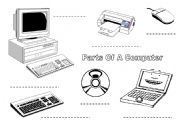 English Worksheet: Label The Computer Items