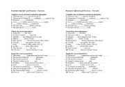 English worksheet: posessives adjectives 