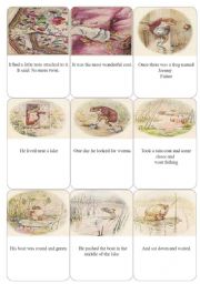 English Worksheet: beatrix potter stories, simple past 3of 4