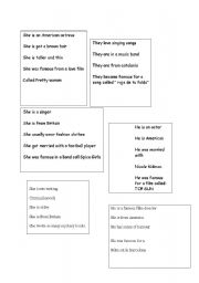 English Worksheet: my favourite 