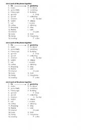 English worksheet: Hobbies