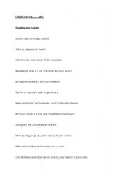 English Worksheet: i want you to