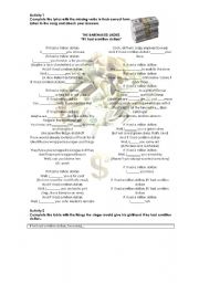English Worksheet: If I had a million dollars + Conditional type II