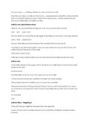 English Worksheet: getting children to use the letter S in plurals 