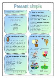 English Worksheet: Present simple