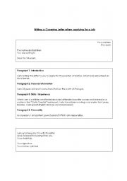 Applicatio letter and curriculum vitae