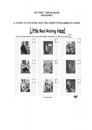 English Worksheet: Little Red riding hood