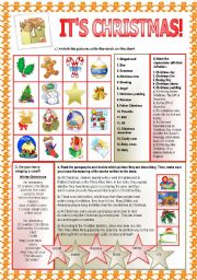 English Worksheet: Its Christmas!