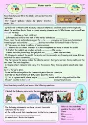 English Worksheet: planet earth