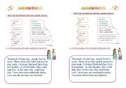 English worksheet: grammar sheet