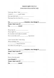 Wish You Were Here Fill in the Gaps - ESL worksheet by Skeptik_Atheist