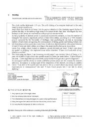 English Worksheet: A CHALLENGING  EXAM for UPPER-INTERMEDIATE CLASS