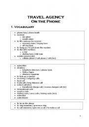 English Worksheet: On the Phone