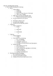 English Worksheet: Public Speaking Doc #1
