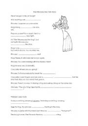 English Worksheet: The Princess and the Frog