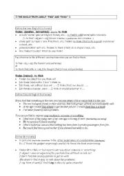 English Worksheet: the whole truth about 