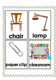 English Worksheet: School objects