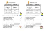 English Worksheet: Question tags