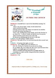 English Worksheet: four weddings and a funeral whole script