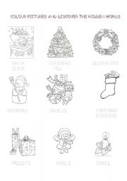 English Worksheet: xmas time