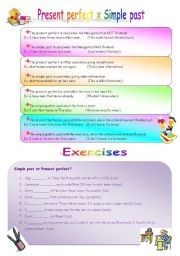 English Worksheet: Present perfect x Simple past