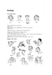 English Worksheet: feelings