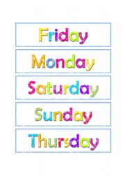 Days of the week 