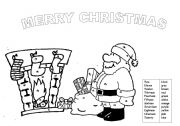 English Worksheet: Xmas