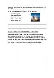 English worksheet: another trip to Mars