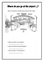 English Worksheet: airport