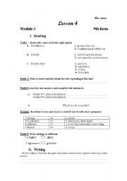 English Worksheet: Safety at home