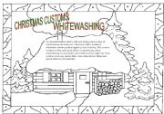 Christmas customs: whitewashing