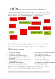 English Worksheet: Video signs