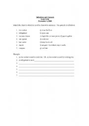 English worksheet: Infinitives and Gerunds