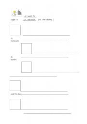 English worksheet: Lets ...