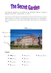 The Secret Garden(Novel) - enrichment and introductory exercises