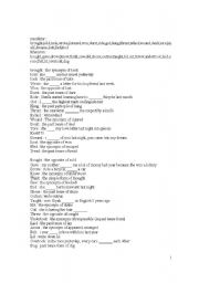 English Worksheet: tts