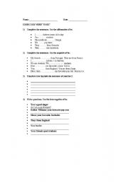 English worksheet: PRESENT SIMPLE