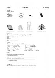 English worksheet: to be